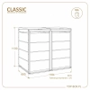 Wymiary TOP BOX CLASSIC 2x120 l – 1184 x 680 x 1130 mm