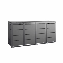 TOP BOX CLASSIC 4x120 l antracyt – zabudowa na 4 pojemniki