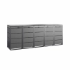 TOP BOX CLASSIC 5x120 l antracyt – zabudowa na 5 koszy