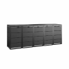 TOP BOX CLASSIC 5x120 l czarna – zabudowa na 5 pojemników