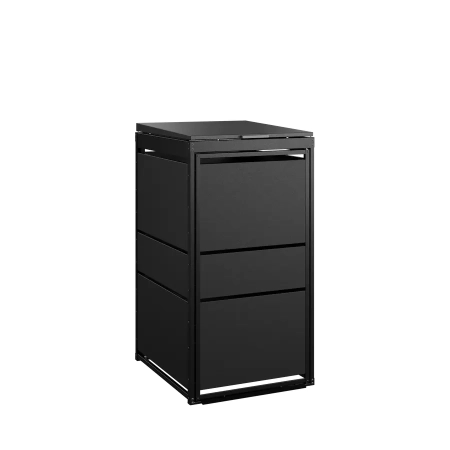 TOP BOX MODERN 120 l czarna – osłona pojemnika na odpady