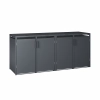 TOP BOX BASIC 4 × 120 l – zabudowa na 4 pojemniki antracyt