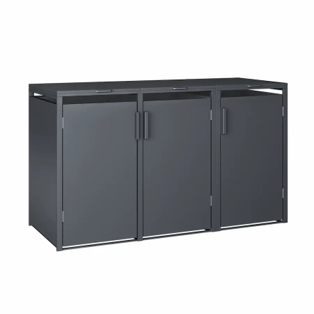 Zabudowa na 3 kosze 240 l TOP BOX BASIC – antracyt