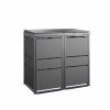 TOP BOX MODERN 2×120 l – nowoczesna osłona śmietnikowa na dwa kosze
