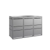 TOP BOX MODERN 3×120 l antracyt – zabudowa na trzy pojemniki 120 l