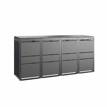 TOP BOX MODERN 4×120 l – nowoczesna zabudowa na cztery kosze