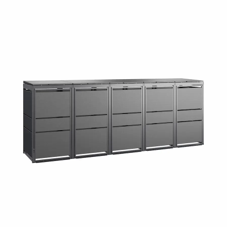 TOP BOX MODERN 5×120 l – nowoczesna zabudowa na pięć koszy