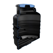 Obudowa studni głębinowej 1200×1400 ECO AQUA Clean - przekrój