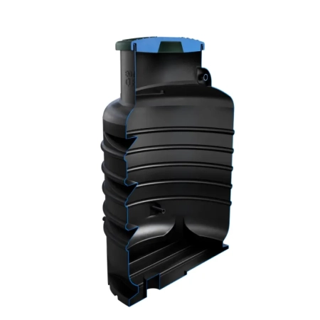 Obudowa studni głębinowej 1200×1700 ECO AQUA Clean - przekrój