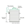 Oczyszczalnia biologiczna ZBB-8PC HDPE Z - widok