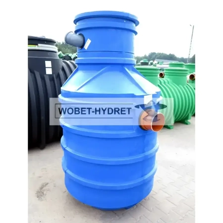 TSK-1P HDPE R – Separator węglowodorów pionowy 1,5 l/s z osadnikiem