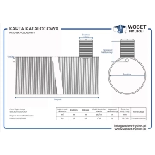 Wzmacniane szambo dwupłaszczowe 10 m³ HDPE Z - karta techniczna
